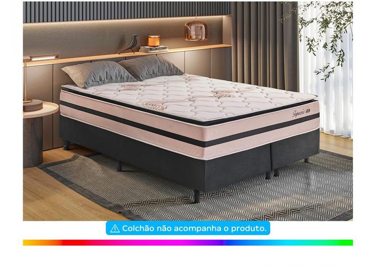 Base Cama Box Queen Gazin 27x1,58X1,98cm Vip Topázio