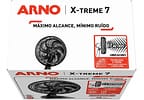Ventilador de Mesa Arno X-Treme 7 40cm 7 Pás 3 Velocidades Cinza e Cobre
