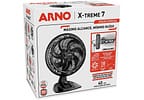 Ventilador de Mesa Arno X-Treme 7 40cm 7 Pás 3 Velocidades Cinza e Cobre