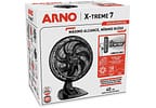 Ventilador de Mesa Arno X-Treme 7 40cm 7 Pás 3 Velocidades Cinza e Cobre