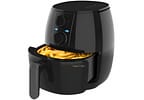 Fritadeira Elétrica sem Óleo/Air Fryer Cadence - Pratic Preta 3L com Timer