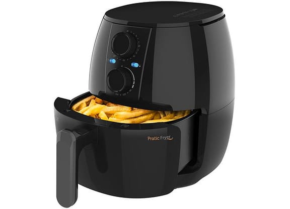 Fritadeira Elétrica sem Óleo/Air Fryer Cadence - Pratic Preta 3L com Timer