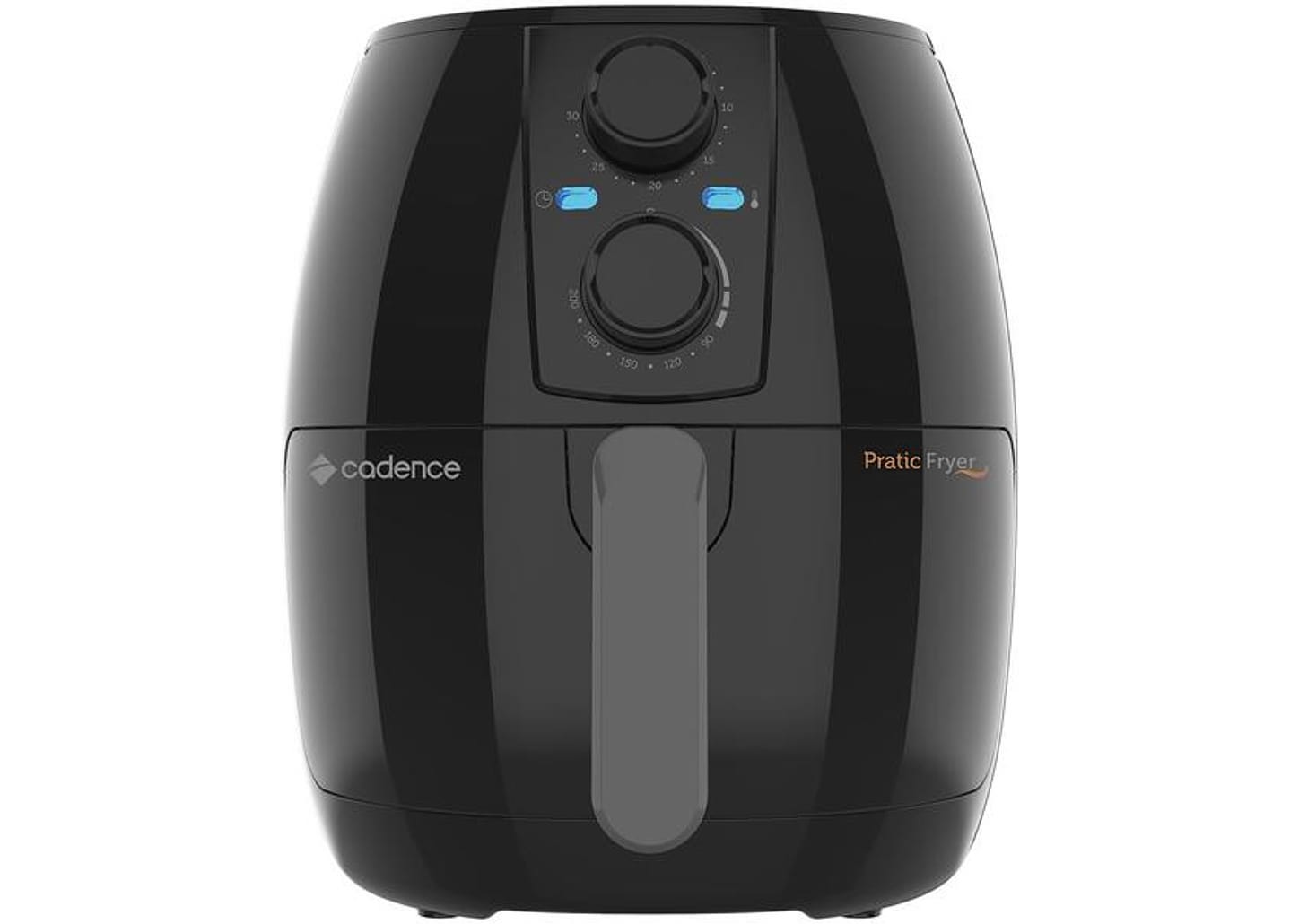 Fritadeira Elétrica sem Óleo/Air Fryer Cadence - Pratic Preta 3L com Timer