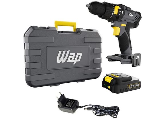 Furadeira e Parafusadeira de Impacto WAP a Bateria 1500 mAh com Maleta K21 ID01