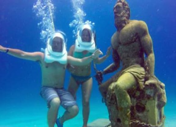 Presentes para a lua de mel San Andrés - AQUANAUTAS Helmet Diving