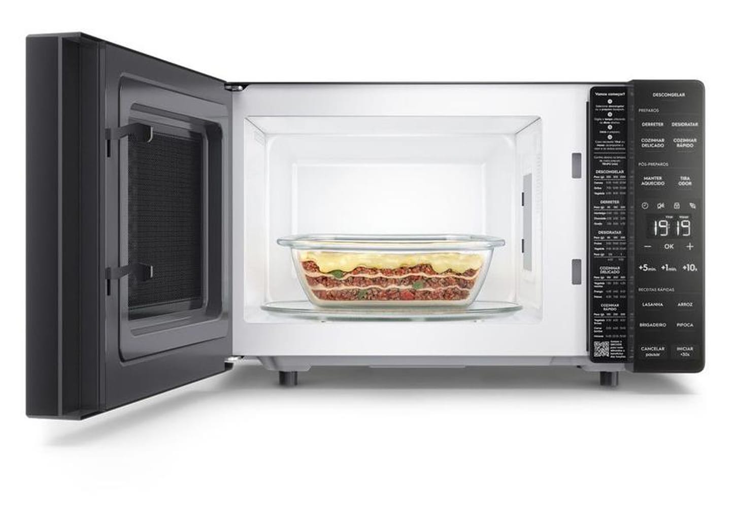 Micro-ondas Electrolux 23L Preto Efficient - ME23P