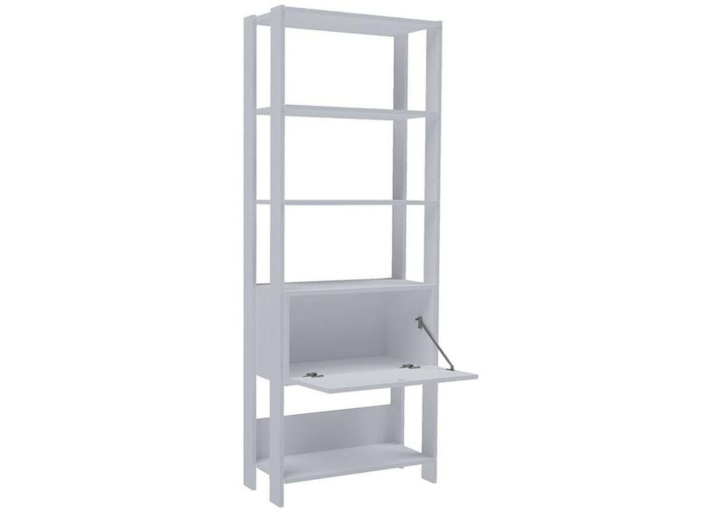 Estante para Livros 1 Porta 4 Prateleiras - Artely Match