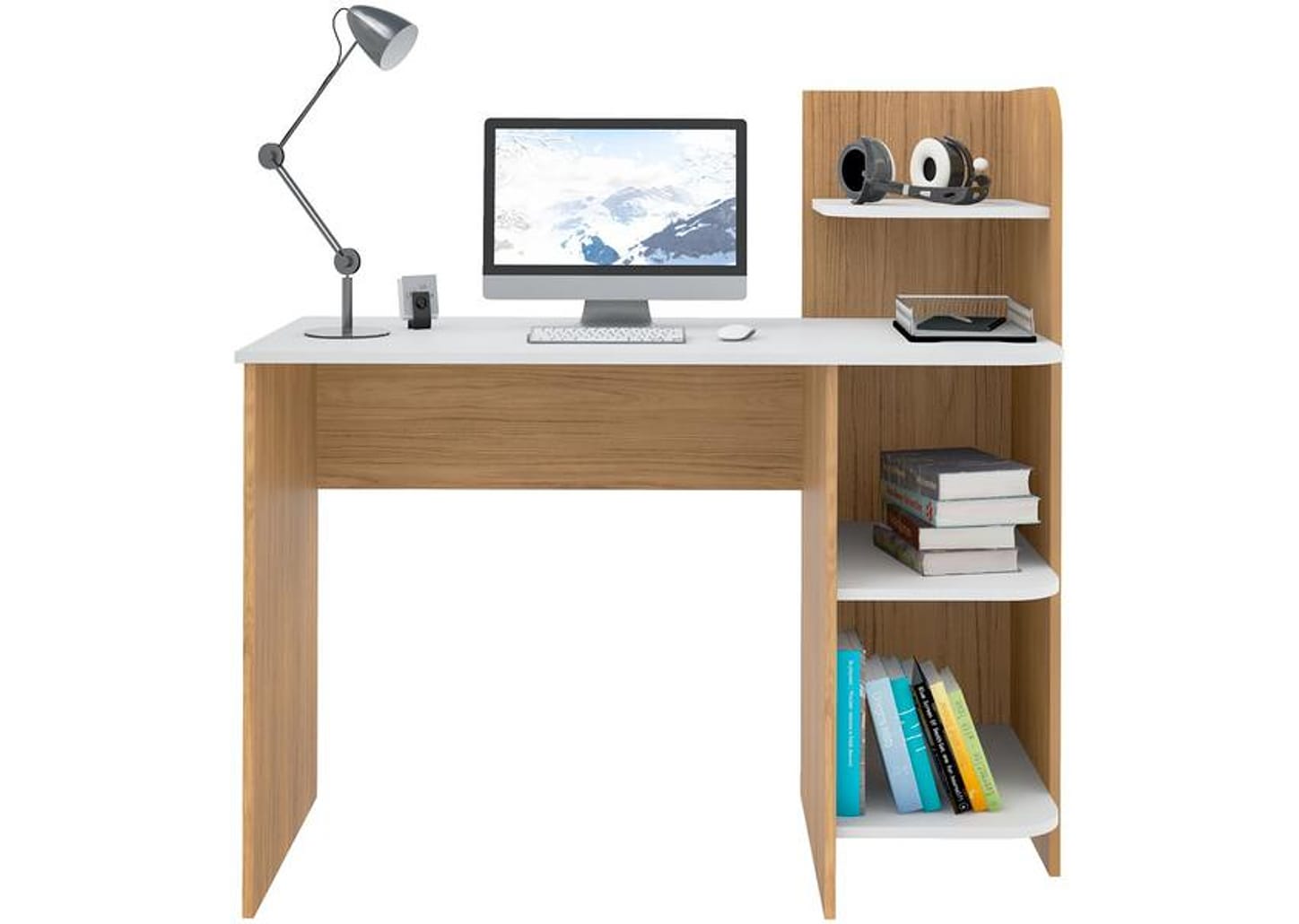 Escrivaninha 3 Prateleiras Artely Link