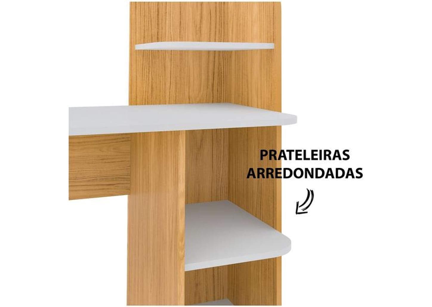 Escrivaninha 3 Prateleiras Artely Link