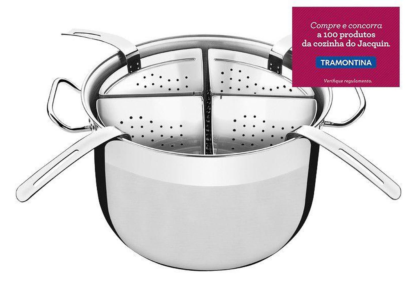 Panela para 4 Tipos de Massa em Inox - Tramontina 65620/411