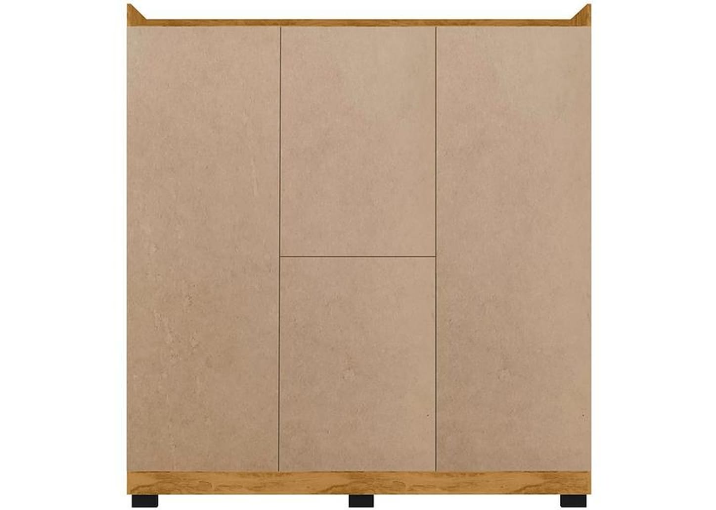 Guarda-roupa Casal com Espelho 2 Portas de Correr 4 Gavetas Araplac Sintra CAP24024