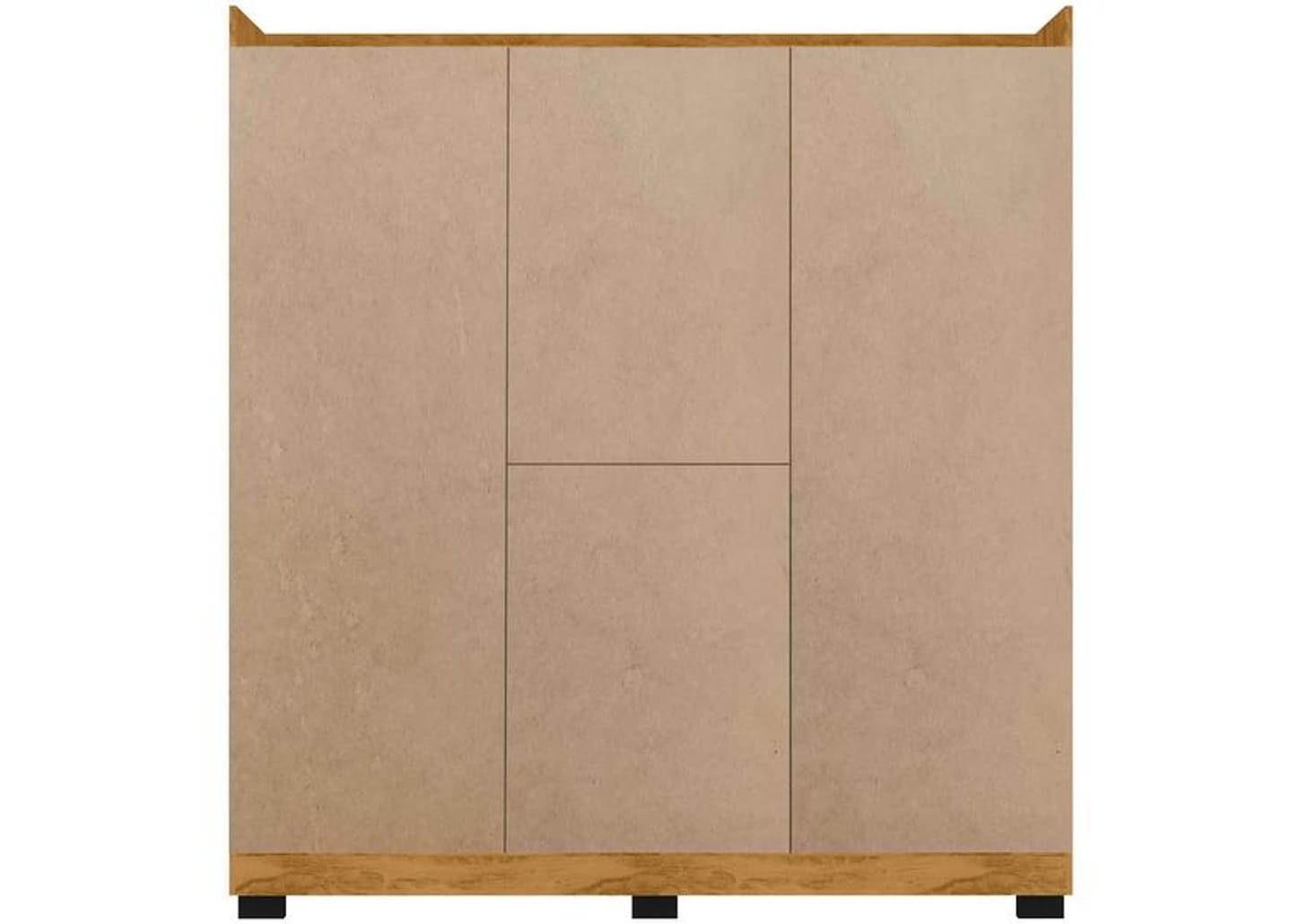 Guarda-roupa Casal com Espelho 2 Portas de Correr 4 Gavetas Araplac Sintra CAP24024