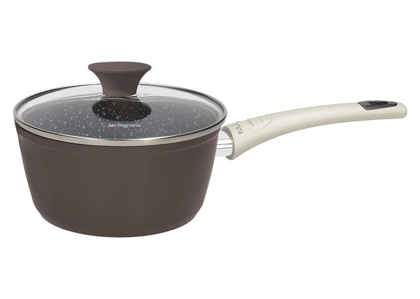Jogo de Panelas Tognana Antiaderente de Alumínio Marrom 5 Peças Perolado