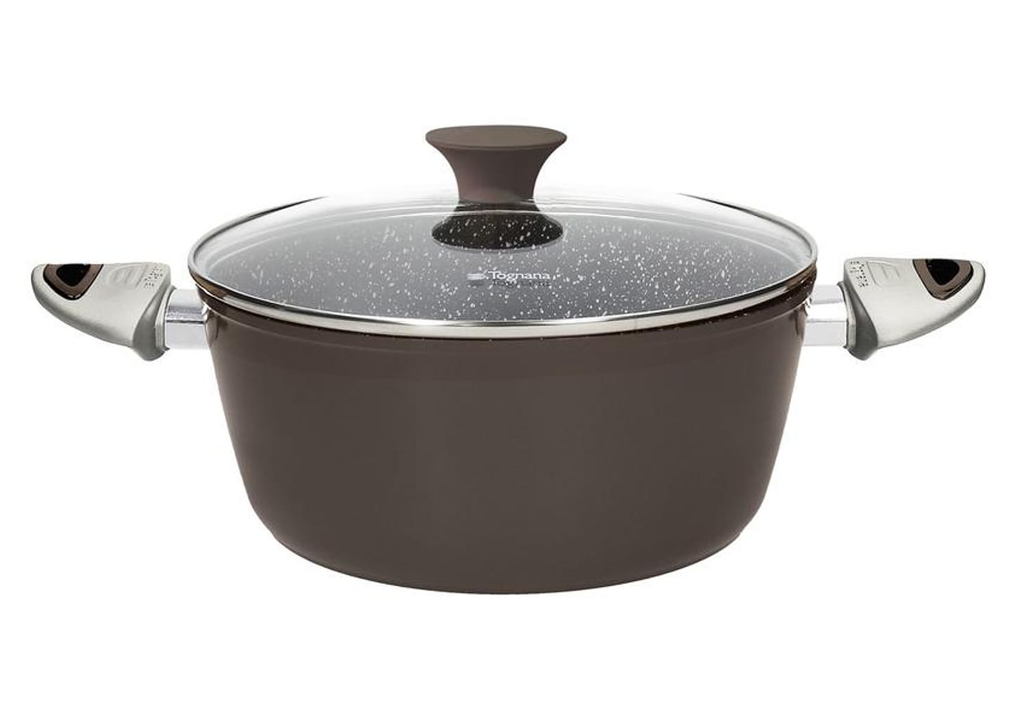 Jogo de Panelas Tognana Antiaderente de Alumínio Marrom 5 Peças Perolado
