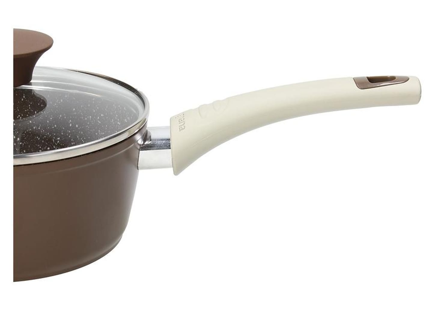 Jogo de Panelas Tognana Antiaderente de Alumínio Marrom 5 Peças Perolado