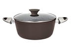Jogo de Panelas Tognana Antiaderente de Alumínio Marrom 5 Peças Perolado