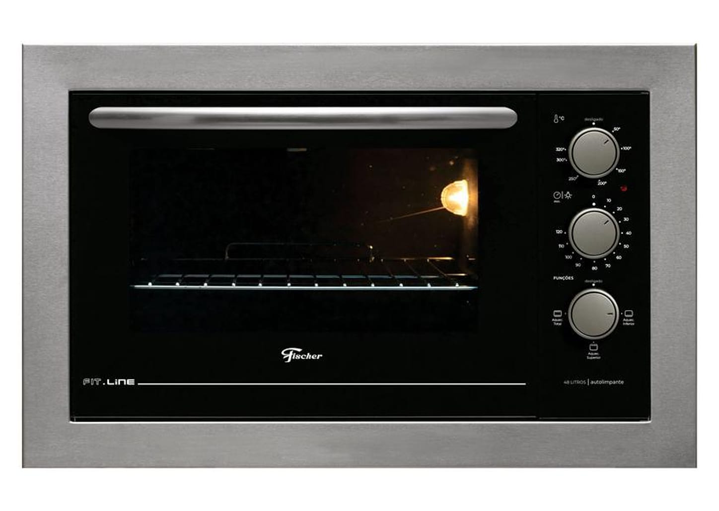 Forno Elétrico de Embutir Fischer 48L Fit Line