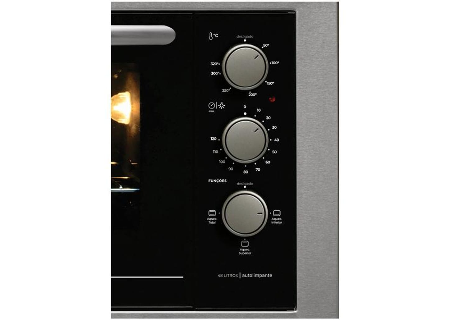 Forno Elétrico de Embutir Fischer 48L Fit Line