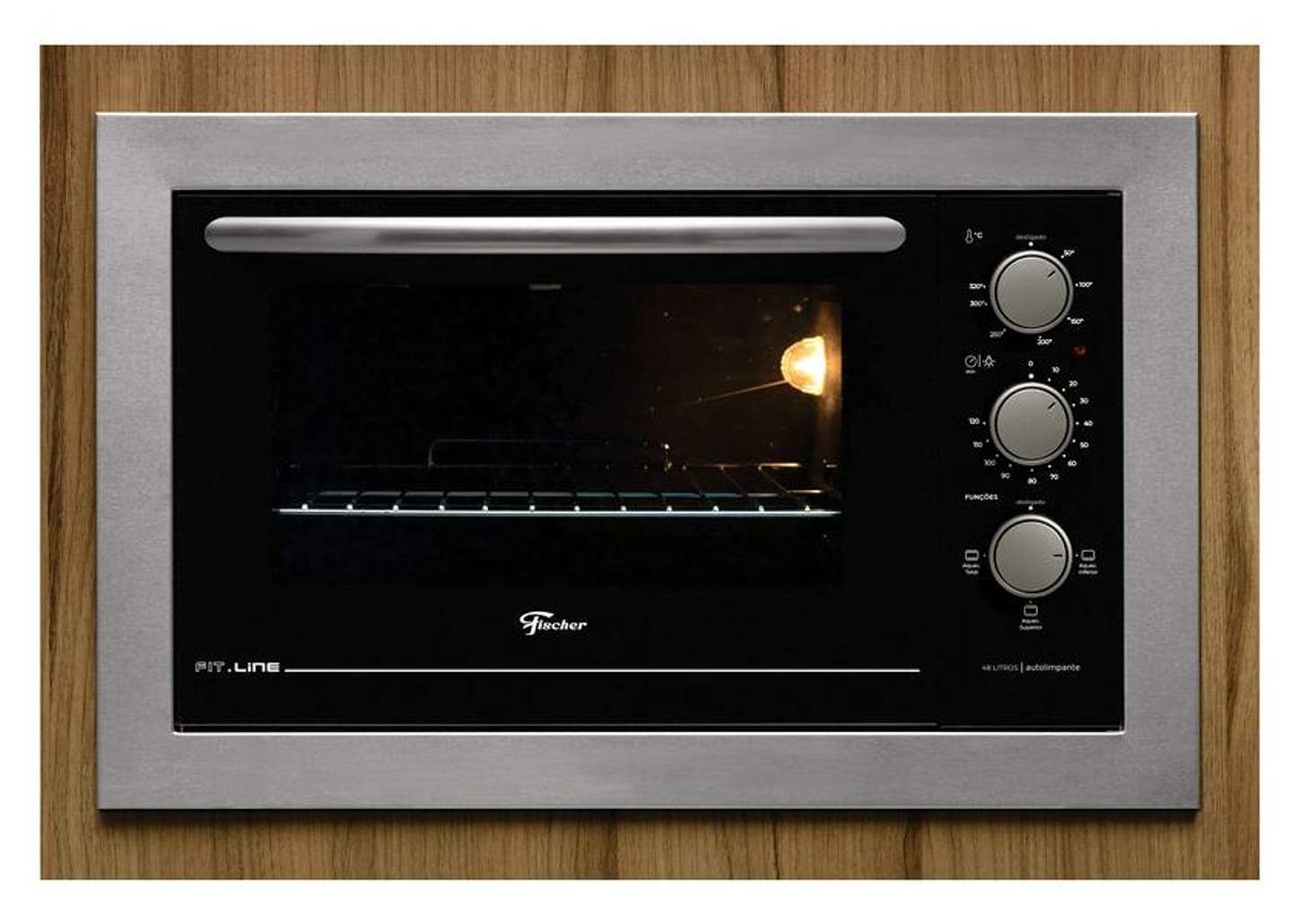 Forno Elétrico de Embutir Fischer 48L Fit Line