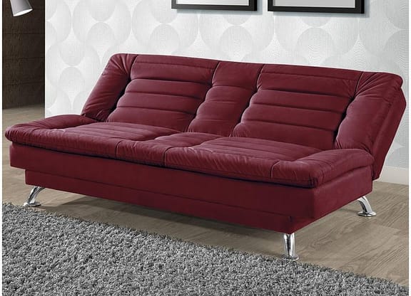 Sofá-cama Casal 3 Lugares Reclinável Maya
