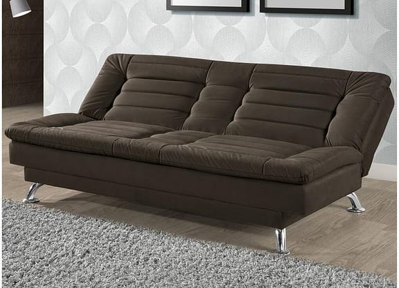 Sofá-cama Casal 3 Lugares Reclinável Maya