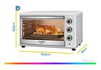Forno Elétrico de Bancada Mondial Multifuncional 42L Branco Family FR-42-W