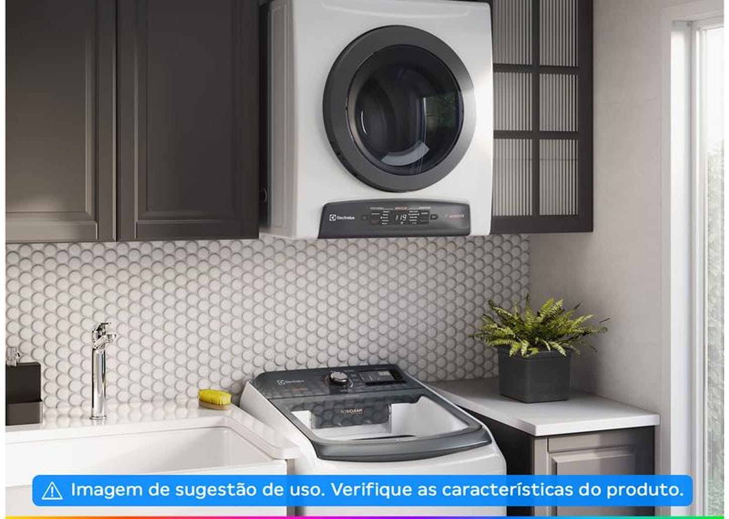 Secadora de Roupas de Piso e Parede Electrolux 11kg 6 Programas de Secagem