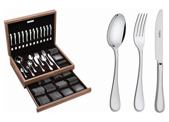 Faqueiro Tramontina Inox 130 Peças Firenze com Estojo