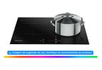 Cooktop 4 Bocas Indução Brastemp Vitrocerâmico - Touch com Timer Preto Acendimento Automático BDJ60
