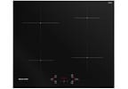 Cooktop 4 Bocas Indução Brastemp Vitrocerâmico - Touch com Timer Preto Acendimento Automático BDJ60