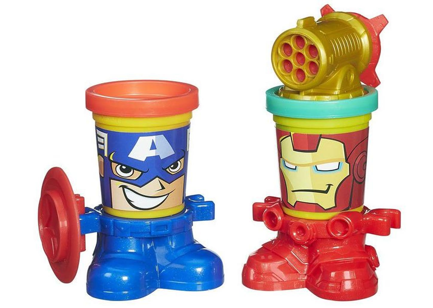 Pote Play-Doh Heróis 2 Peças com Acessório - Hasbro