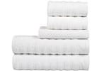 Jogo de Toalhas de Banho Atlântica 100% Algodão Aura Off White 5 Peças