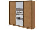 Guarda-roupa Casal com Espelho 3 Portas 6 Gavetas Caemmun Spazio