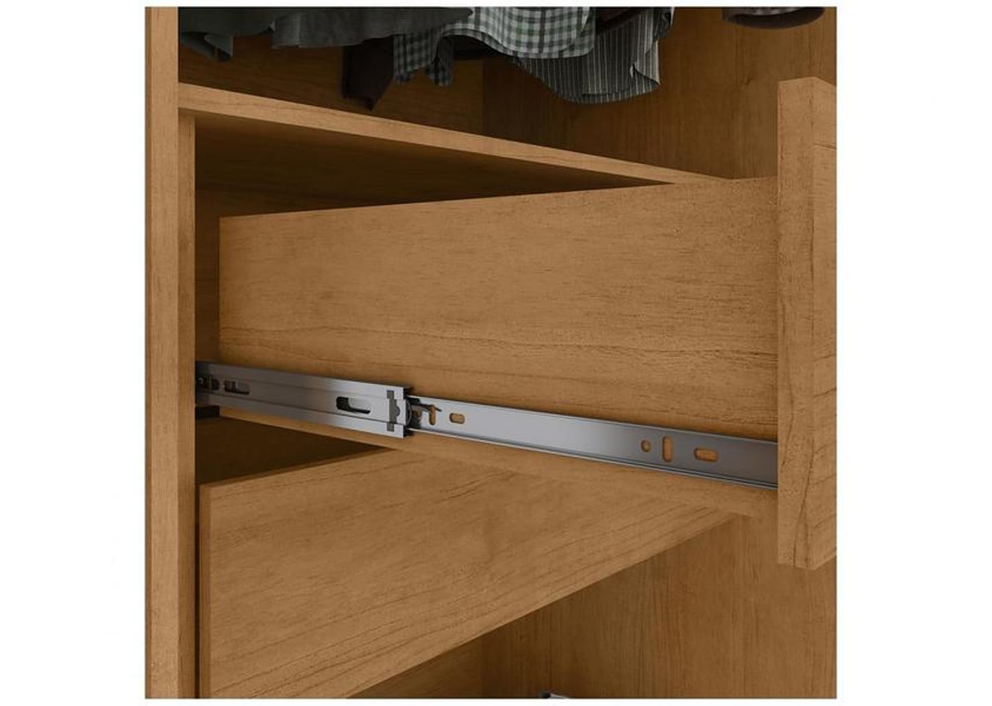 Guarda-roupa Casal com Espelho 3 Portas 6 Gavetas Caemmun Spazio