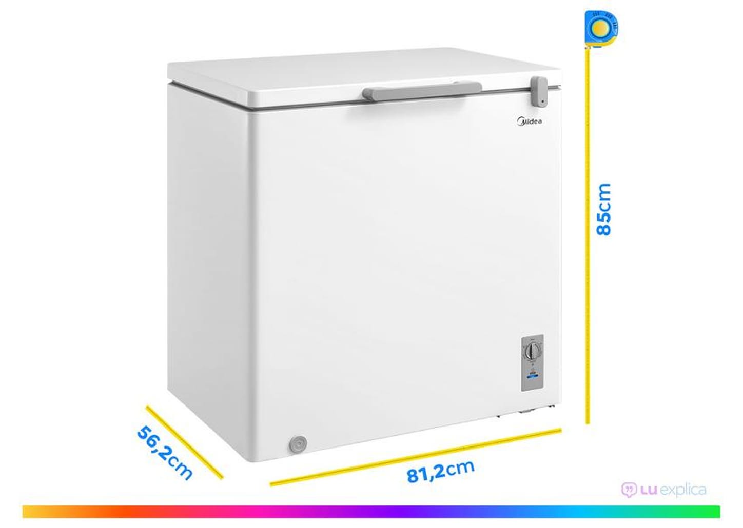 Freezer Horizontal Midea 200L MDRC280SLA011