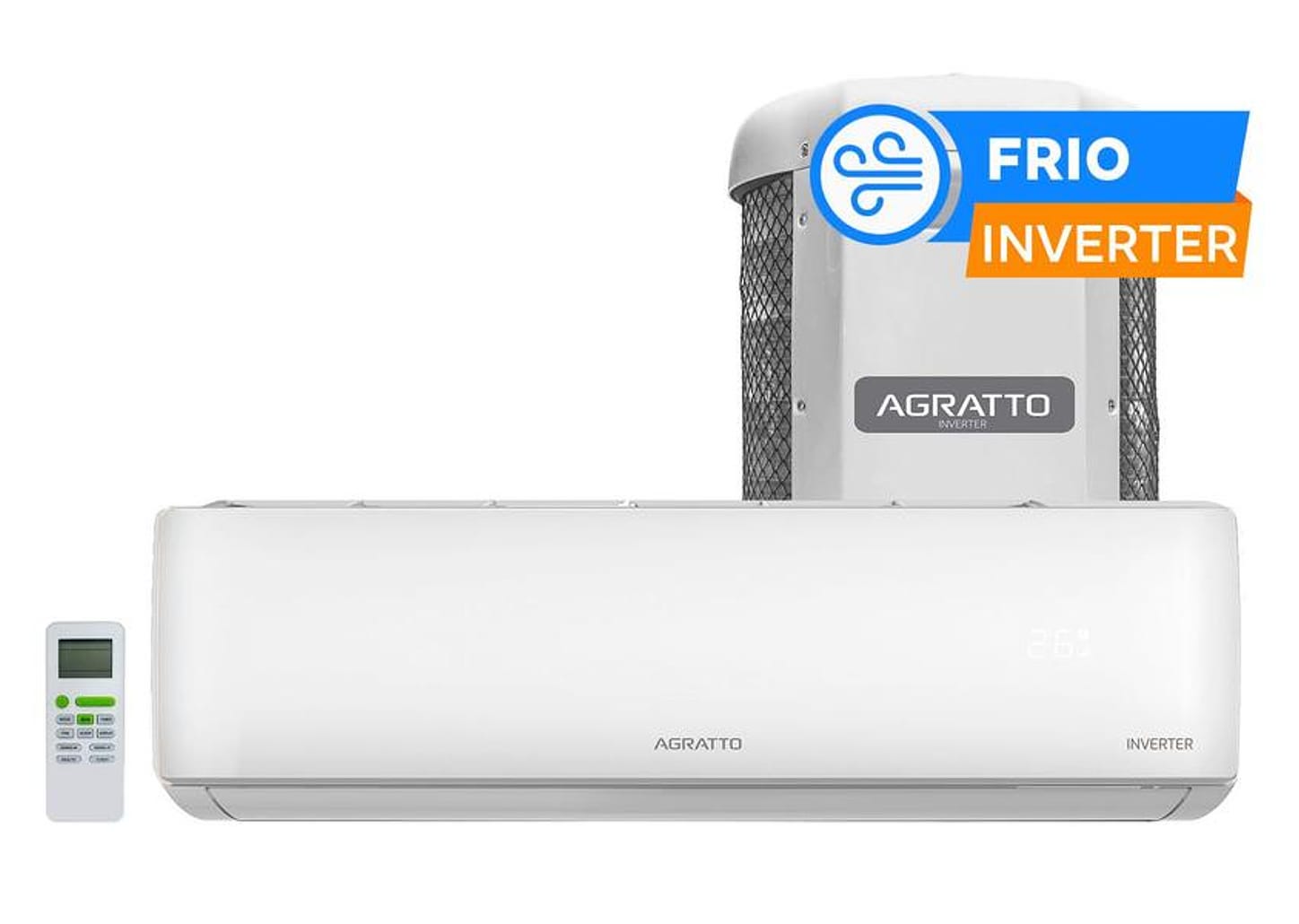 Ar-condicionado Split Agratto Inverter 18.000 BTUs Frio LCST18F-02I