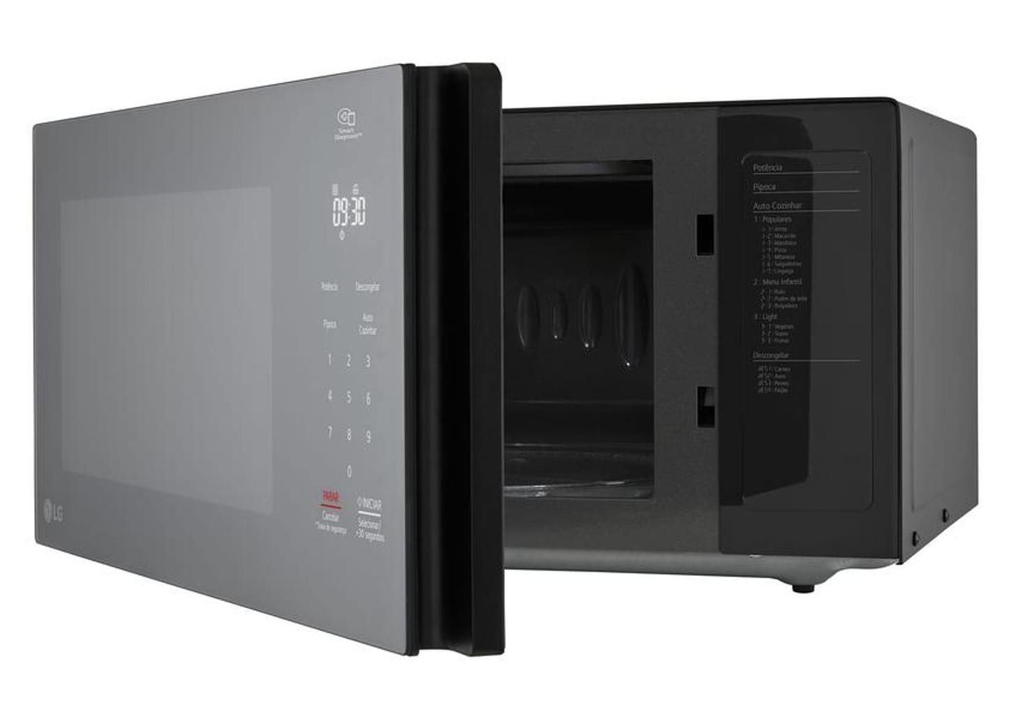 Micro-ondas LG 30L Espelhado Solo NeoChef MS3094NR.FBKFLGZ