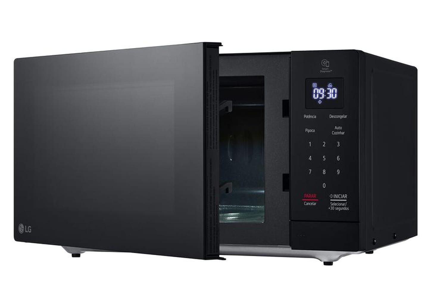 Micro-ondas LG 30L Preto Solo NeoChef MS3033DSA.FBKGLGZ