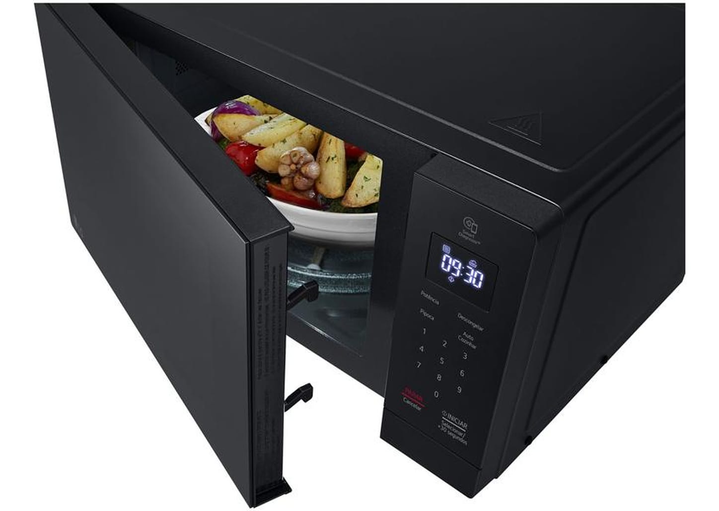 Micro-ondas LG 30L Preto Solo NeoChef MS3033DSA.FBKGLGZ