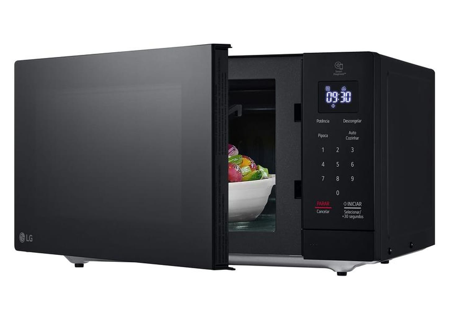 Micro-ondas LG 30L Preto Solo NeoChef MS3033DSA.FBKGLGZ