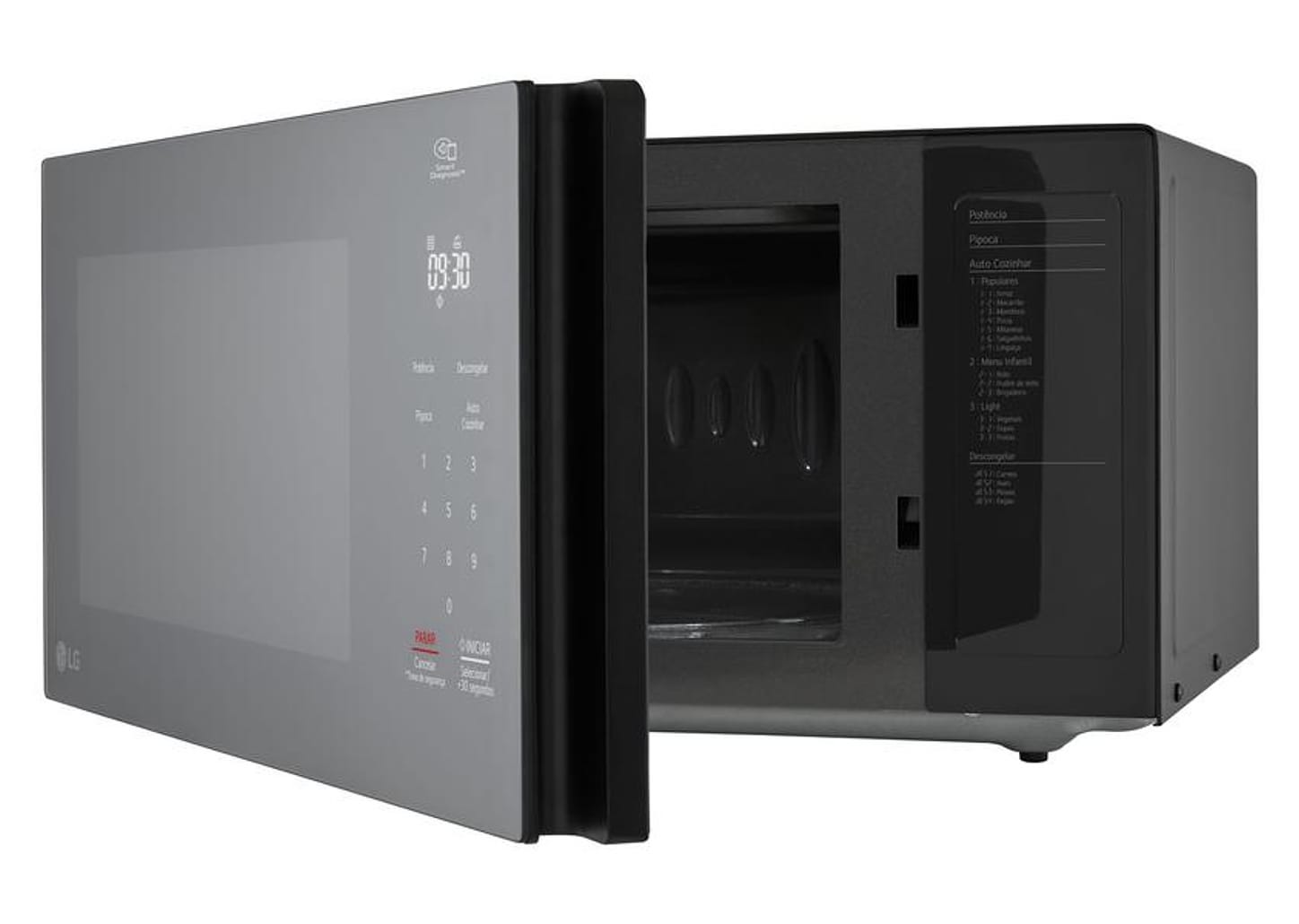 Micro-ondas LG 30L Espelhado Solo NeoChef MS3094NR.FBKFLGZ