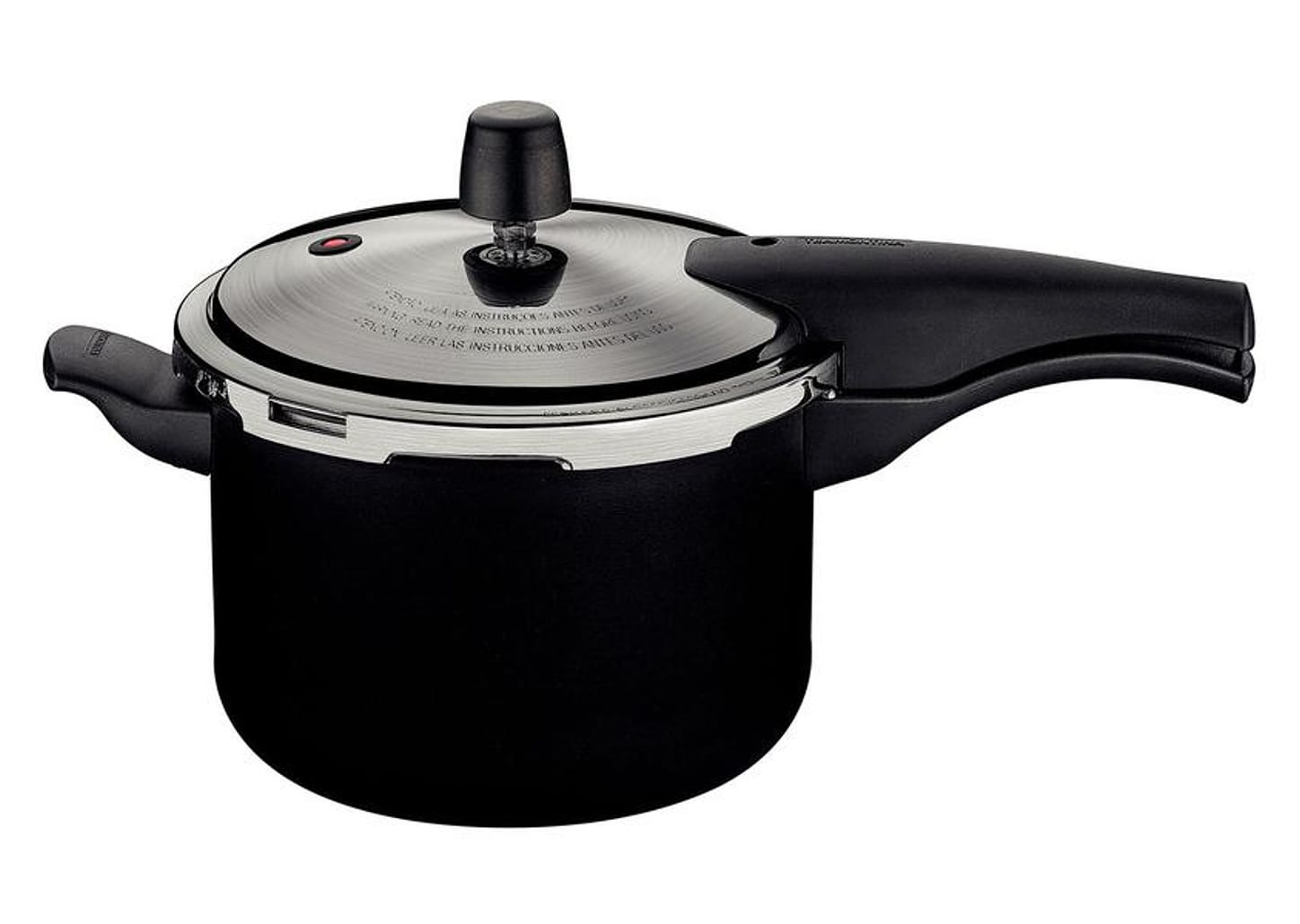 Panela de Pressão Tramontina Antiaderente 4,5L Preto e Prata Vancouver Effect