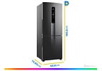 Geladeira/Refrigerador Electrolux Frost Free - Inverse Black Look 490L IB7B