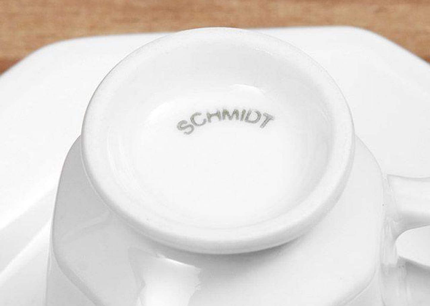 Jogo de Xícaras para Café Porcelana 12 Peças - Schmidt Floral Prisma