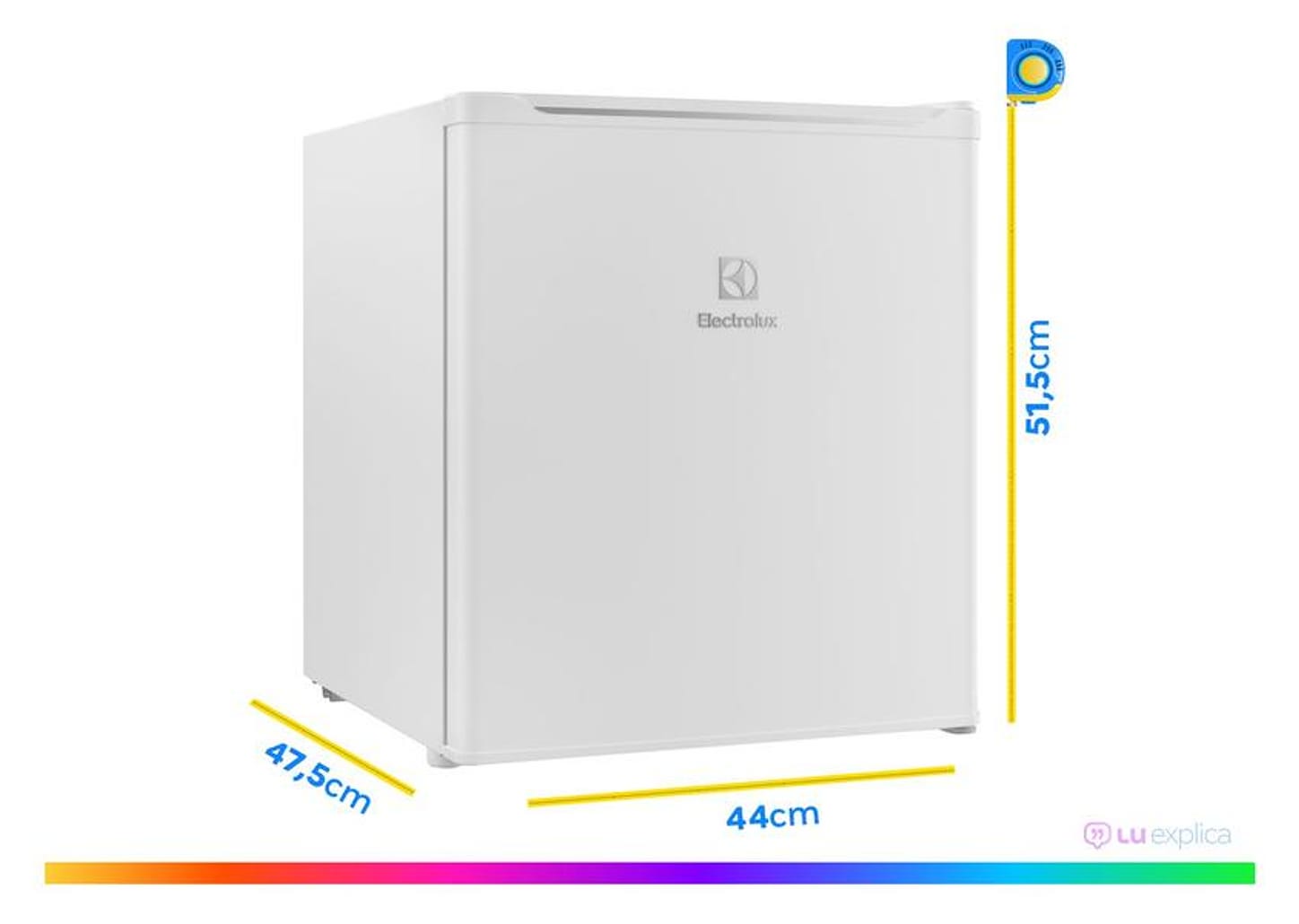 Frigobar Electrolux 47L Branco Efficient EM50