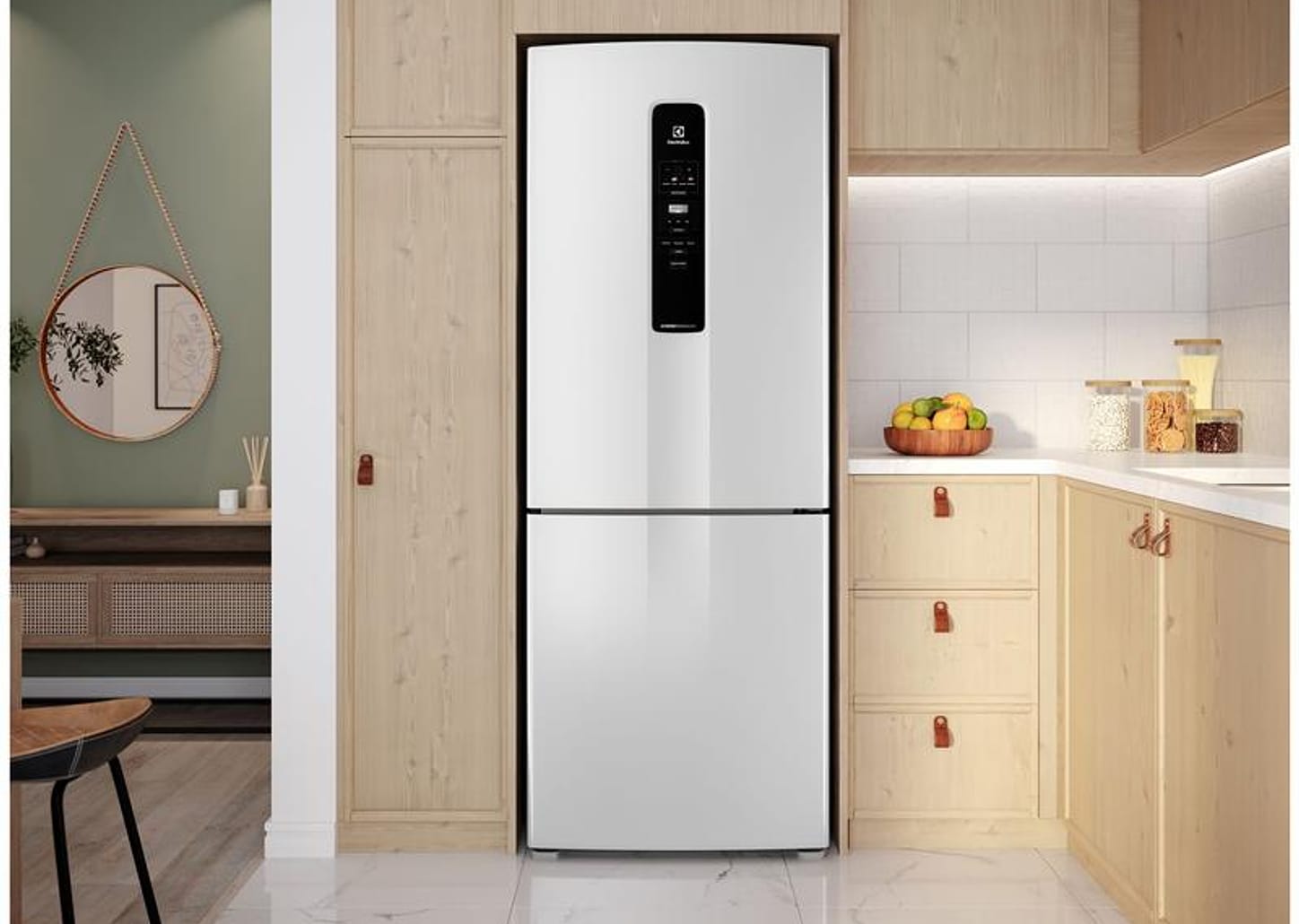 Geladeira/Refrigerador Electrolux Degelo - Automático Inverse Branca 490L Efficient IB7