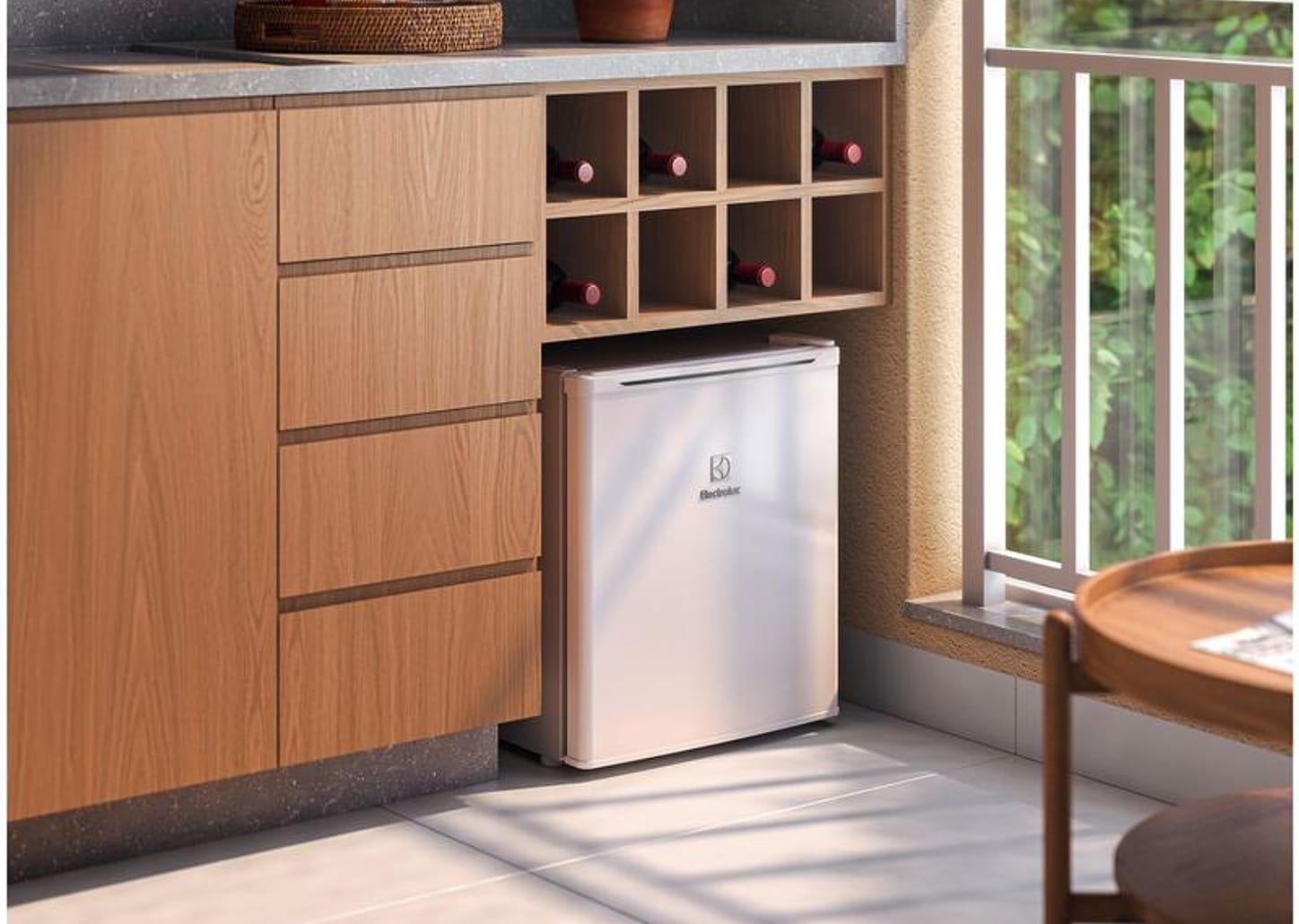 Frigobar Electrolux 47L Branco Efficient EM50