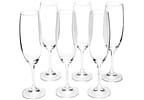 Jogo de Taças para Champagne Vidro 6 Peças 220ml - Bohemia Roberta