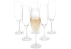 Jogo de Taças para Champagne Vidro 6 Peças 220ml - Bohemia Roberta