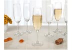 Jogo de Taças para Champagne Vidro 6 Peças 220ml - Bohemia Roberta